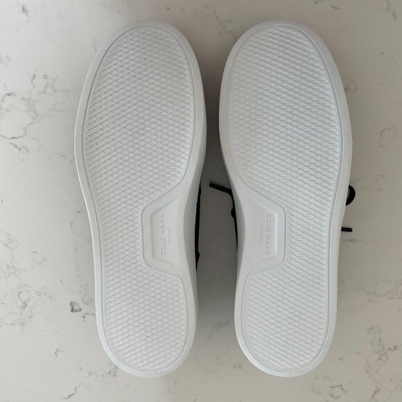 Cole Haan Grand 360 Pro Rally Canvas Court Lo Cut Sneakers Blk Optic Wht 8.5 - Picture 6 of 13